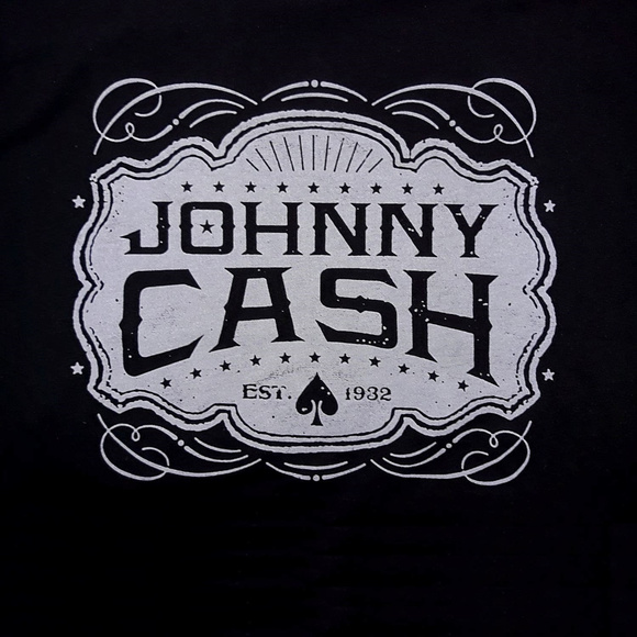 Johnny Cash Est. 1932 Logo rock Tee M L XL NWT - Picture 2 of 2
